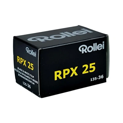 Afbeelding van Rollei RPX 25 zwart wit negatieffilm 35 mm 36 opnames ISO hoge resolutie, fijnkorreligheid en veelzijdige varianten voor optimale resultaten