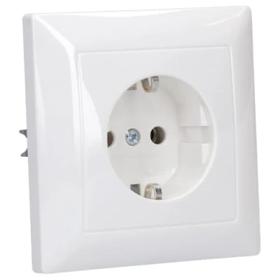 Afbeelding van Busch Jaeger 434717 SCHUKO inbouwstopcontact 20 EUJ 914 alpinewit Balance SI stopcontact 4011395191323