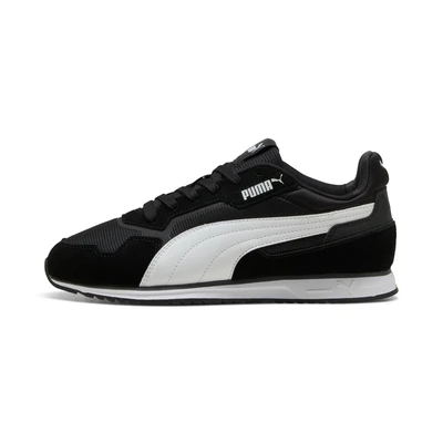 Afbeelding van PUMA Unisex SOFTRIDE ST Miler Sneaker, Zwart Wit Sterk Grijs, 13 UK, 48.5 EU