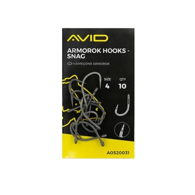 Afbeelding van Avid Carp Armorok Hooks Snag (10 pcs) Maat : size 4