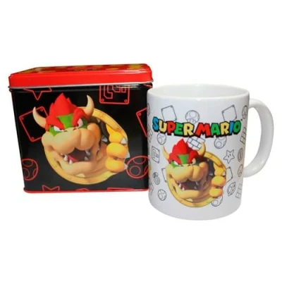 Afbeelding van Nintendo Super Mario Bros Bowser Mok en spaarpot set