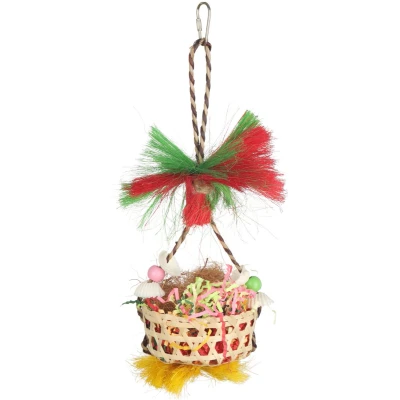 Afbeelding van Adori Single Foraging Basket Vogelspeelgoed 33x16x12 cm Multi Color