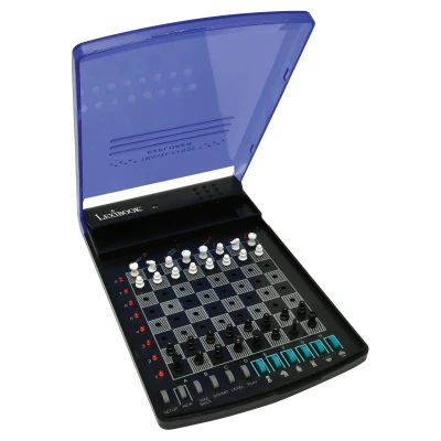 Afbeelding van Lexibook, Elektronisch Reisschaakspel, 32 stukken, 64 moeilijkheidsniveaus, 1 tot 2 spelers, strategiespel, familiespel, LCG500