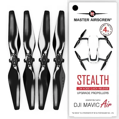 Afbeelding van Master Airscrew Stealth Propellers voor DJI Mavic Air Zwart, 4 stuks