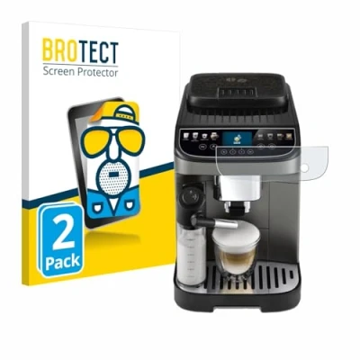 Afbeelding van BROTECT (2 Stuks) Antireflecterende Beschermfolie voor DeLonghi Magnifica Evo Next Anti Glare Screen Protector, Mat, Ontspiegelend