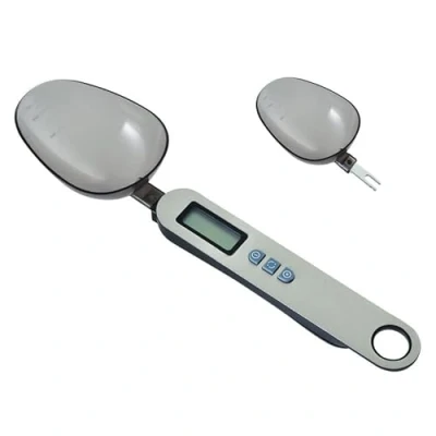 Afbeelding van Elektronische lepelweegschaal, keuken lcd display, digitale weergave 300 g, 500 g specerijen, voedselsmaakweegschaal, nauwkeurige meting 0,1 bakweegschaal