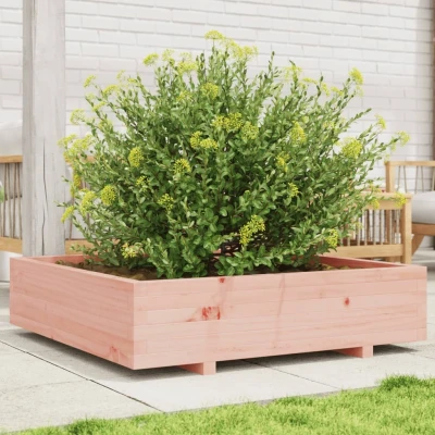 Afbeelding van Plantenbak 100x100x26,5 cm massief douglashout