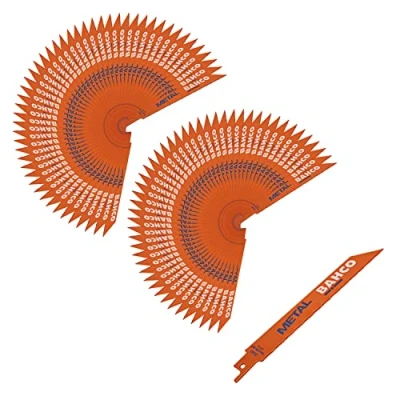 Afbeelding van Bahco Reciprozaagblad Sandflex® bimetaal voor metaal 18 TPI 228 mm 100 delig 3940 ST 100P