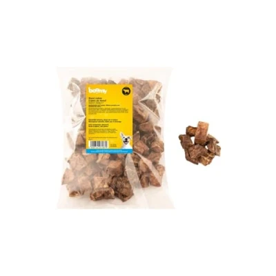 Afbeelding van Boomy Rund cubus 2x2cm Gedroogde runderlong hondensnacks Natuurlijke hondensnoepjes 350g