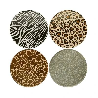 Afbeelding van Safari Animal Print Borden 23cm 8 stuks