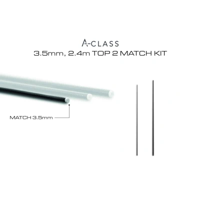 Afbeelding van Guru A Class Top 2 Match Kit 3.5mm 2.4m Vaste hengel
