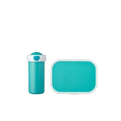 Afbeelding van Mepal Lunchset (Schoolbeker &amp; Lunchbox) Campus Turquoise