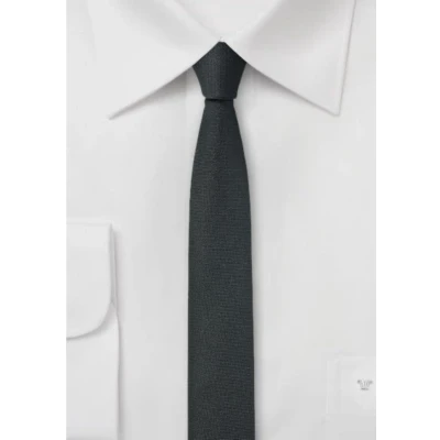 Afbeelding van Das extra smal 4 cm zwart