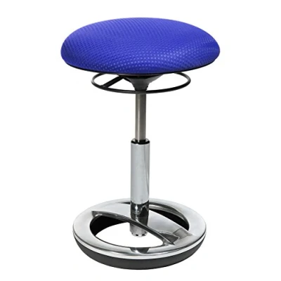 Afbeelding van Topstar Bureaukruk Sitness Bob aluminium gepolijst blauw
