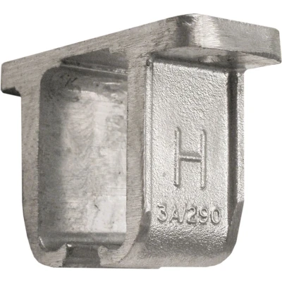 Afbeelding van Henderson Raildrager,aluminium voor plafondmontage, open model 3A/290