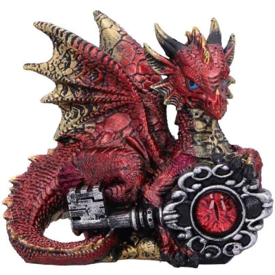 Afbeelding van Nemesis Now &quot;Keeper of the Key (Rood)&quot; Standbeeld 8cm