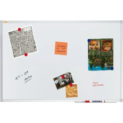 Afbeelding van Whiteboard Franken X tra!Line®, wit gelakt, magnetisch, diverse kleuren Maten