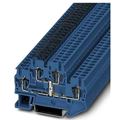 Afbeelding van Phoenix Contact STTB 2,5 PV BU 3035108 Doorgangsserieklem Aantal polen: 4 0.08 mm² 2.5 Blauw 50 stuk(s)