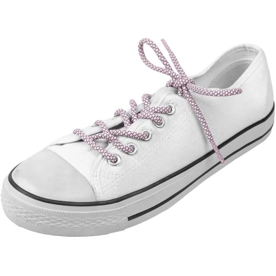 Afbeelding van Reflecterende schoenveters Ronde veters Kleur: Licht roze Lengte: 100cm Breedte: 4,5 mm