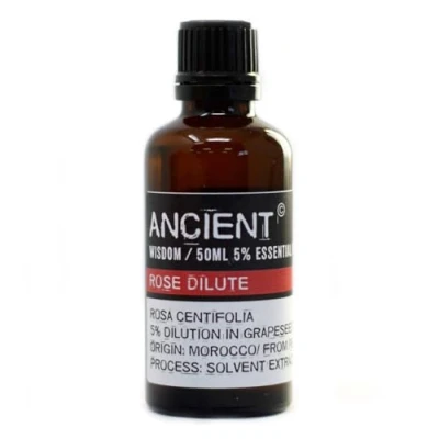 Afbeelding van Roos Etherische olie 50 ml Roll On Navulflesje Puur Natuur