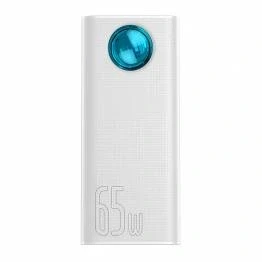 Afbeelding van Krachtige Baseus powerbank 65W MacBook oplader 30.000mAh Zwart