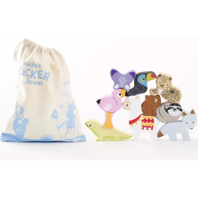 Afbeelding van Le Toy Van Andes Stacker Tower &amp; Bag