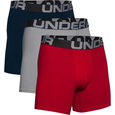 Afbeelding van Under Armour Charged 3 PACK Onderbroeken, Heren, Maat: Small, Red