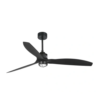 Afbeelding van Faro Lighting Just LED matzwart plafondventilator met DC motor, 3000K