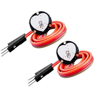Afbeelding van 2pcs Pulsesensor Heart Rate Pulse Sensor Module