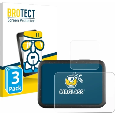 Afbeelding van BROTECT Screenprotector voor GoPro Hero 12 Black Folie Beschermfolie Beschermglas transparant (3 Stuks)