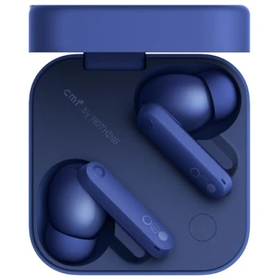 Afbeelding van CMF by Nothing Buds Pro 2 draadloze oordopjes met HiFi geluid, 50 dB Smart Active Noise Cancellation, 6 HD microfoons en Spatial Audio, 2025 Blauw