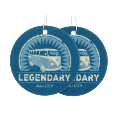 Afbeelding van BRISA VW Collection Volkswagen T1 Bulli Bus luchtverfrisser, geurdispenser, geurboom voor auto/auto (Legendary/Fresh/Blauw)