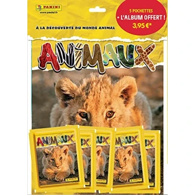 Afbeelding van Panini DIEREN 2022 5 hoezen + gratis album 004446SPCFGD