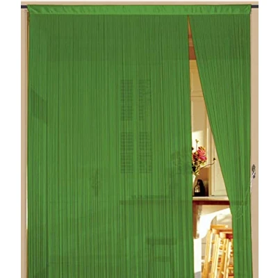 Afbeelding van Kaikoon draadgordijn, gordijn, afmeting 90 cm x 240 cm, groen, nieuw