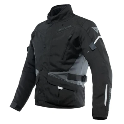 Afbeelding van Dainese Tempest 3 D Dry Motorfiets textiel jas, zwart grijs, afmeting 52 voor man