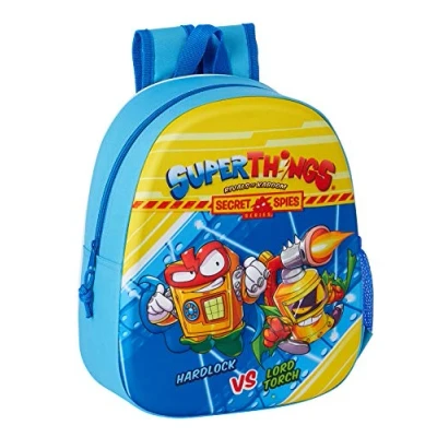 Afbeelding van 3D Kinderrugzak SuperThings Licht Blauw