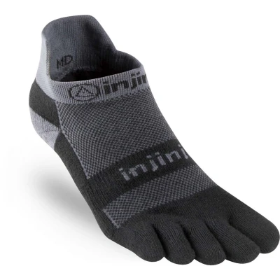 Afbeelding van Injinji Run Midweight No Show Coolm Teensok 203110 black gray S=37 40