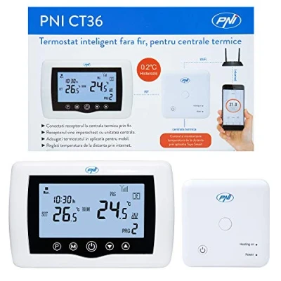 Afbeelding van PNI CT36 Draadloze slimme thermostaat met WiFi internetbediening voor thermische energiecentrales TuyaSmart APP