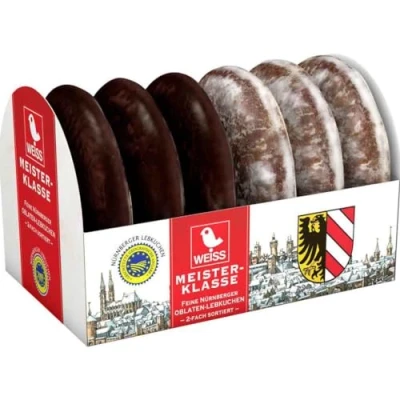Afbeelding van Witte masterclass fijne zachte oblaten peperkoek 2 voudig, 5 x 200 gr.