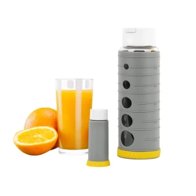 Afbeelding van PIKA Vacuüm bewaarfles voor fruit en groentesappen 600ml Borosilicaatglas Houdt 3x langer