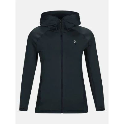 Afbeelding van Peak Performance Chill Light Zip Hood Women Blue Shadow Maat L