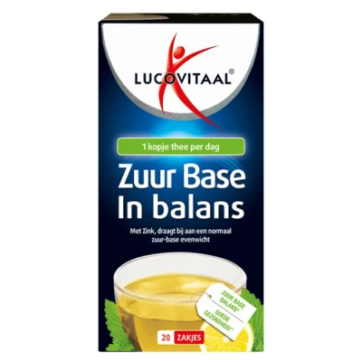 Afbeelding van 10x Lucovitaal Thee Zuur Base 20 stuks