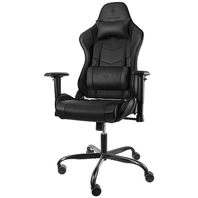Afbeelding van DELTACO Gaming stoel, zwart, rugleuning 80 cm GAM 096
