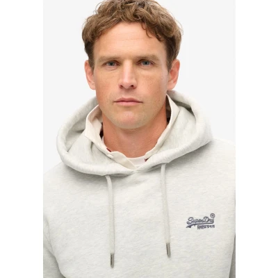 Afbeelding van Superdry Essential LOGO Einfarbig Hoodie, Heren, Maat: 3XL, Glacier grey marl