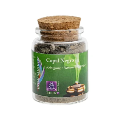 Afbeelding van Wierookhars Copal Negro in Glas