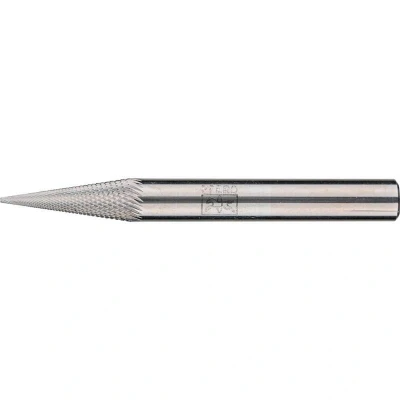 Afbeelding van PFERD SKM 0618/6 MICRO hardmetalen hoogrendementsstiftfrees spitse kegelvorm 6x18mm 6mm fijnbewerking 21115076