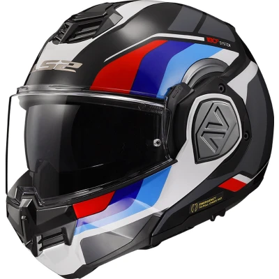 Afbeelding van LS2 FF906 Advant Sport systeemhelm zwart blauw rood XXL