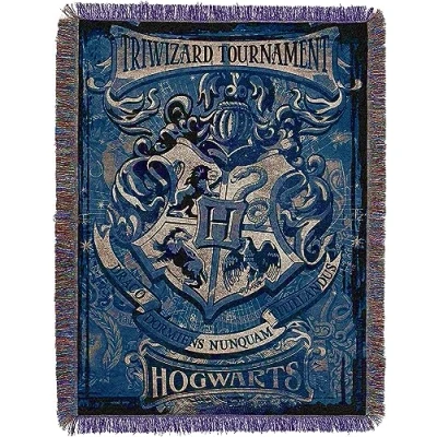 Afbeelding van Harry Potter Gooi deken, 48 x 60 inch, Tri Wizard