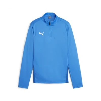 Afbeelding van Puma Teamgoal Training 1/4 Zip Top Jr Slim Fit, Ignite Blue White Team Royal, 140 uniseks, Royal