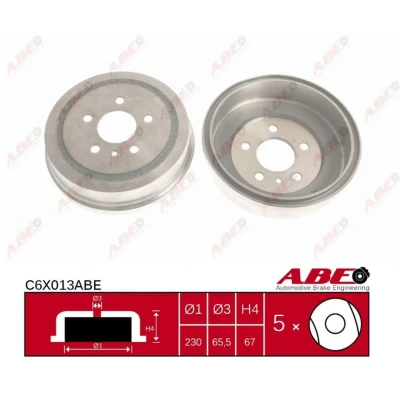 Afbeelding van ABE Remtrommel C6X013ABE